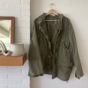 Free People Olive Green Jacket